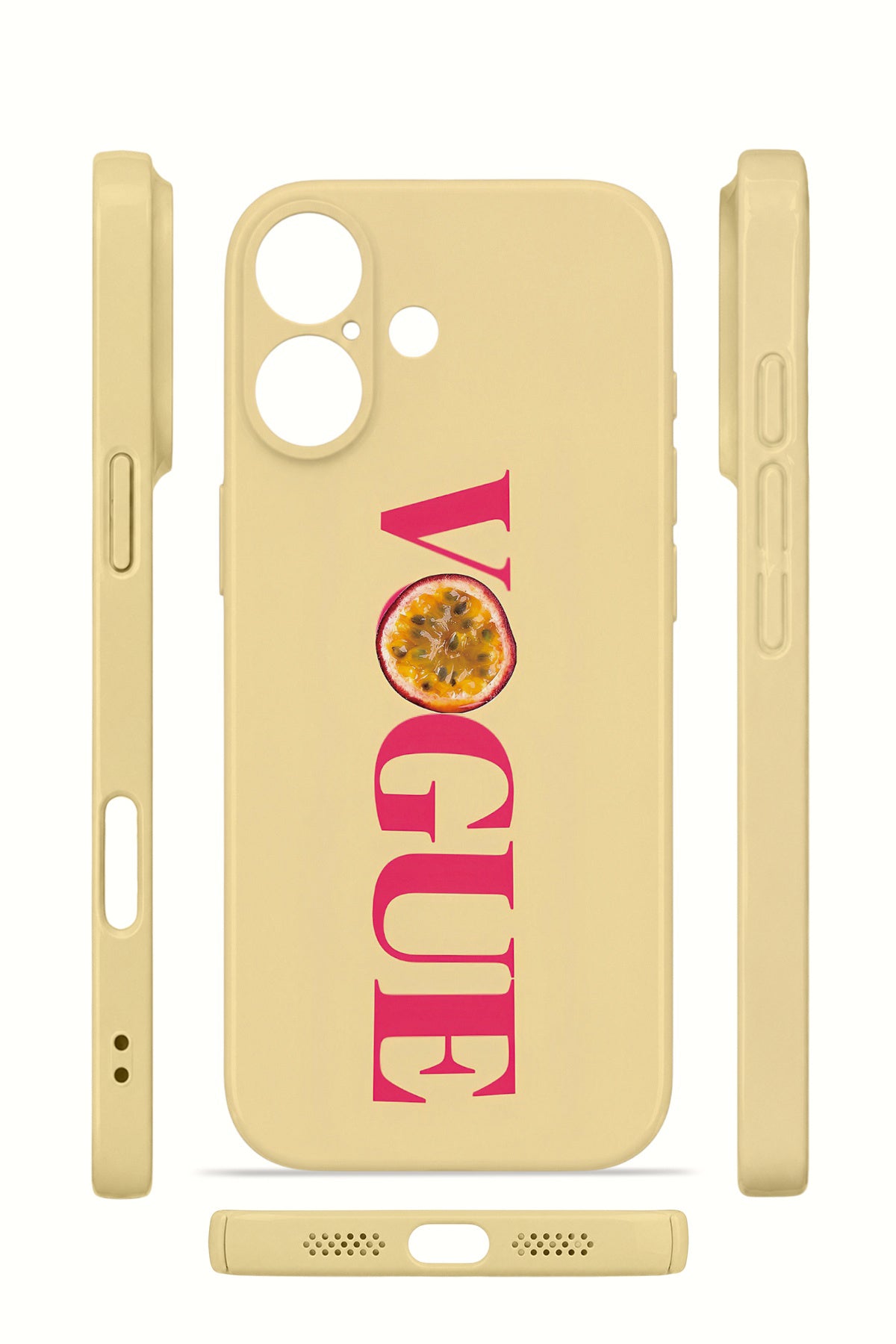 iPhone 16 Valestra İnce Kamera Korumalı Mika Kılıf Vogeue Passion