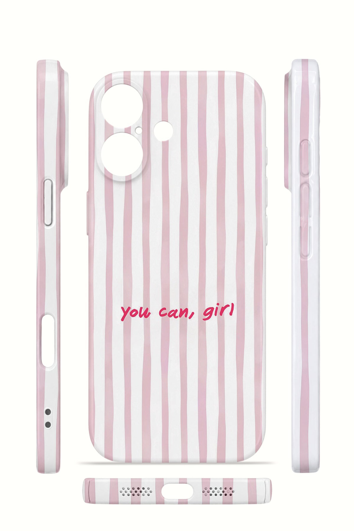 iPhone 16 Valestra İnce Kamera Korumalı Mika Kılıf You Can Girl